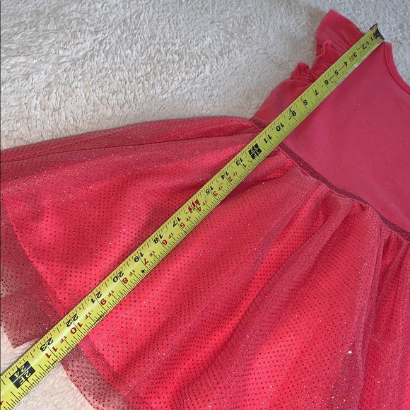 Cat & Jack Coral Flutter Sleeve Dress 5T EUC - Picture 12 of 12